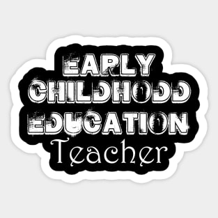 early childhood educator back to school Sticker